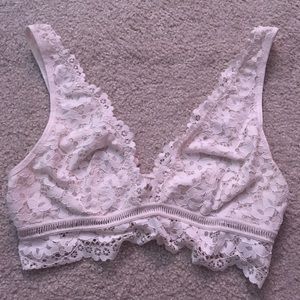 VS white lace brallete